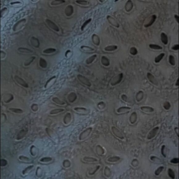 Talbots Petites Black Lined Scalloped A-Line Skirt Size 6 - Picture 6 of 6